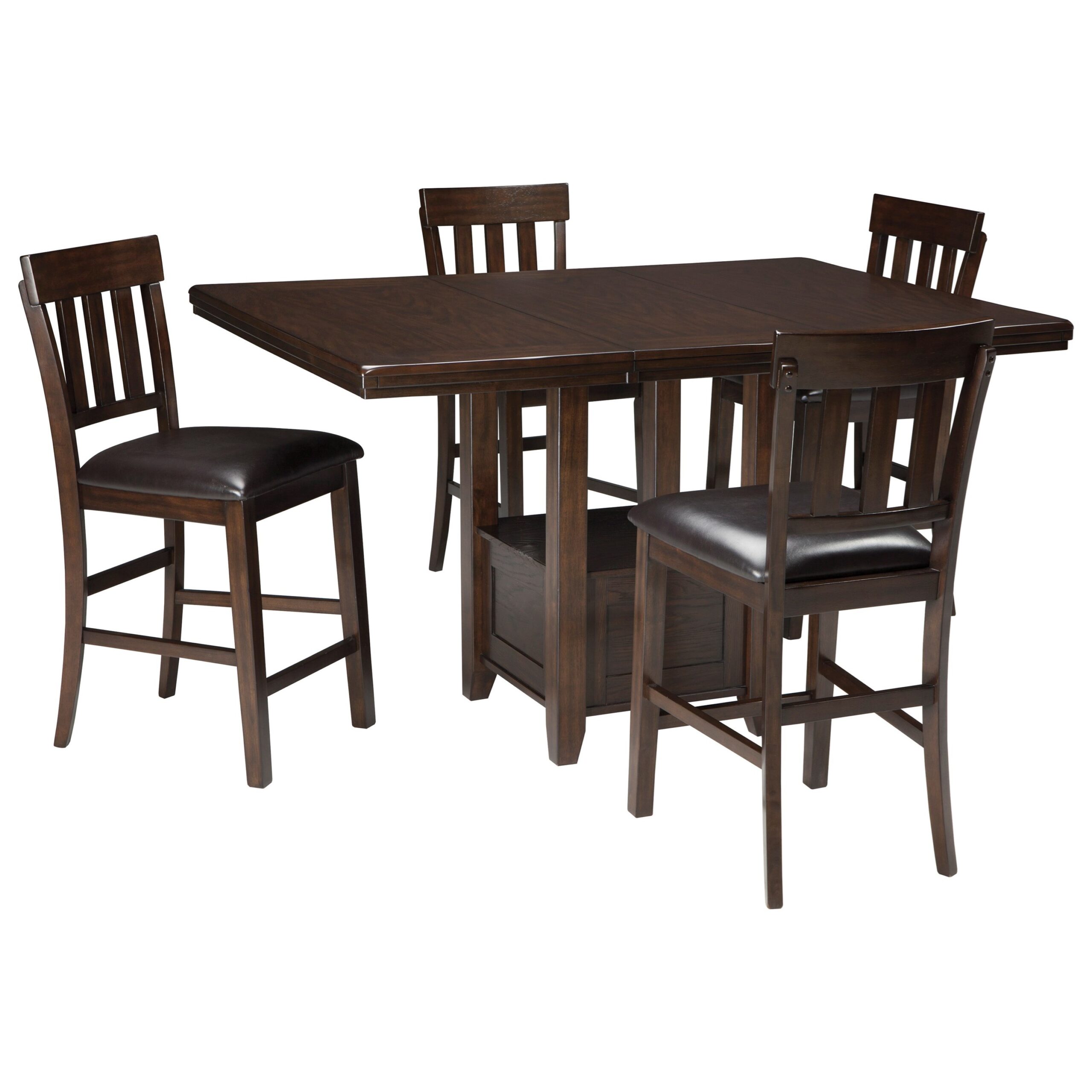 Haddigan 5-Piece Dining Room Counter Extension Table Set - Ashley Furniture