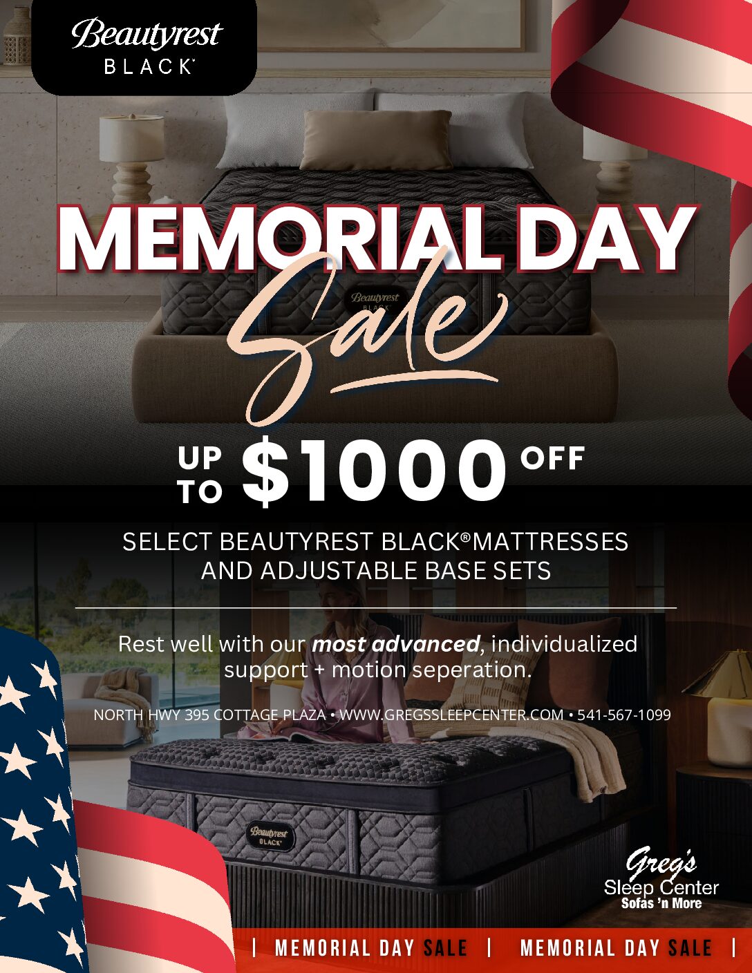 Memorial Day Sale Greg's Sleep Center