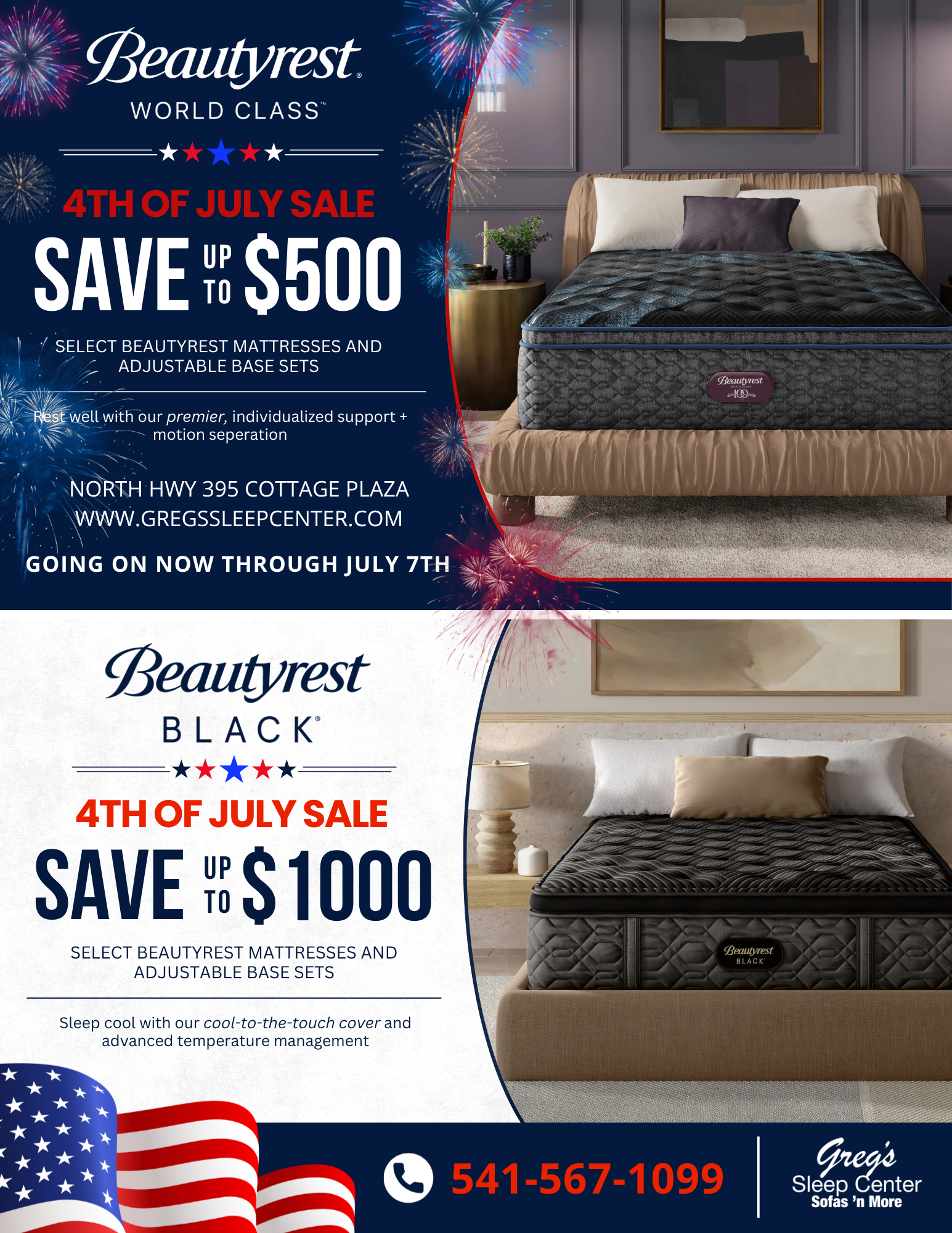 Memorial Day Sale Greg's Sleep Center